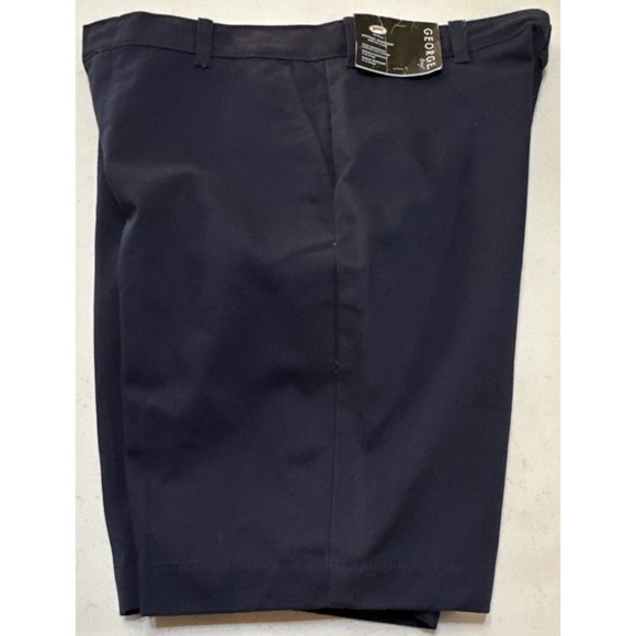 George Brand Navy Blue Flat Front Shorts Cotton Blend Boy's Size Husky 12 (NWT) - Picture 3 of 16